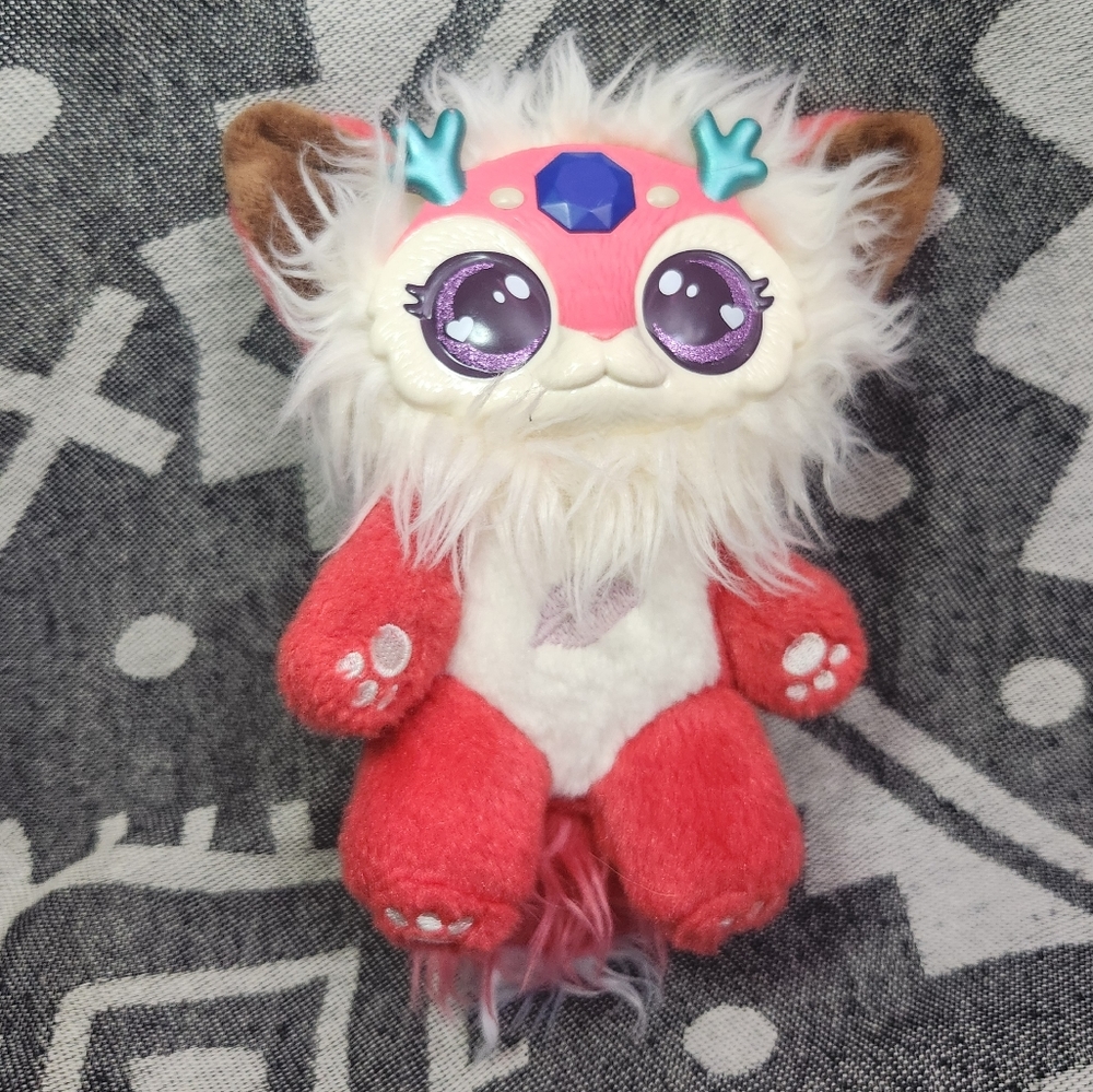 Magic Mixies Coral Pink Deer Mixie Pet Color Surprise Cauldron 6" Poseable Plush
